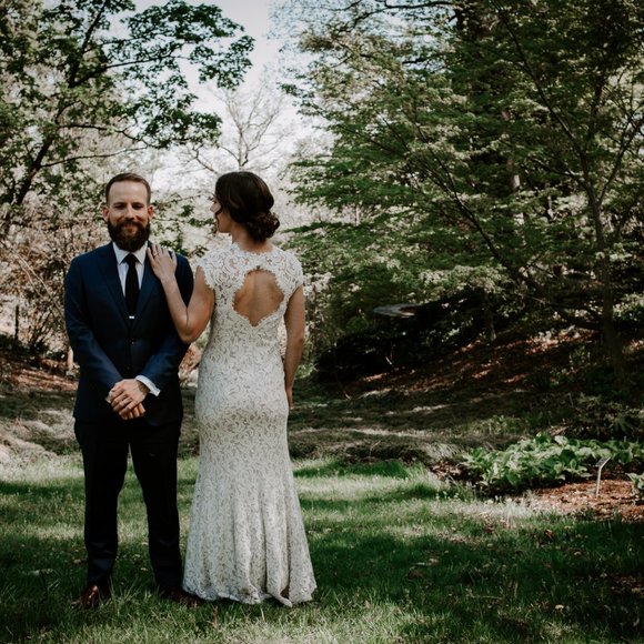 BHLDN Marivana wedding dress by Tasashi Shoji sz 4 - Picture 5 of 7